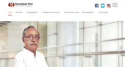 Desktop Screenshot of dermatologolimaperu.com