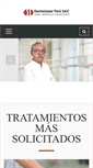 Mobile Screenshot of dermatologolimaperu.com